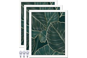 keibiubu White 16x20 Picture Frame Set of 3, High Transparent Picture Frames for 16 x 20 Photo Poster Certificate Canvas Collage Wall Gallery Desktop Horizontal Vertical 16 By 20