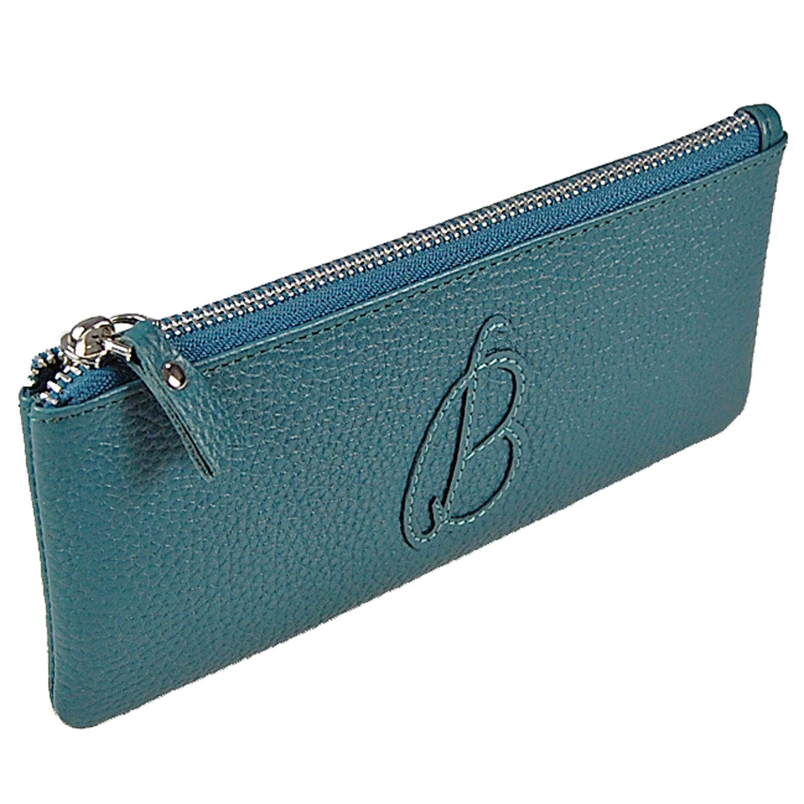 GoBago Leather Cosmetic Case Makeup Bag Pen Case Make Up Beauty Bag
