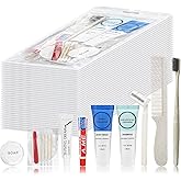 Toiletry Kits Homeless Personal Hygiene Care Package Kits Supplies In Bulk, Disposable Travel Size Essential Women Men Toiletries Set for Hotel, Charity, Camping, Travel (20 Pack)