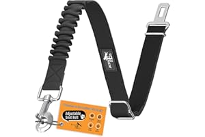 Active Pets Dog Seatbelt, Adjustable Safety Dog Seat Car Harness, Dog Seat Belt for Pets - Durable Dog Seatbelts for Cars - Dog Car Seat Belt for Dogs, Dog seat Belts for Large Dogs, Medium, & Small