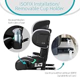 globalkids i-Size High Back Booster Car Seat Group 2/3 ISOFIX 15-36 kg Black view 4