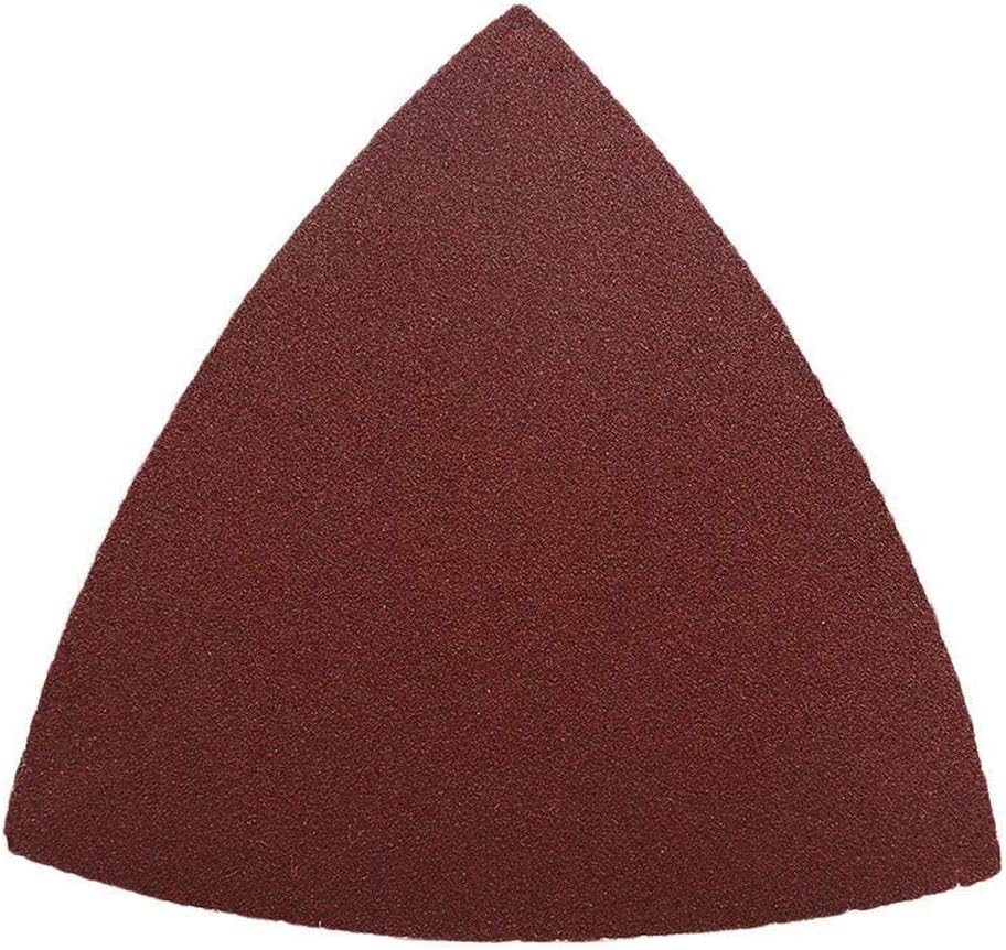 HIFROMReplace 240 Grists Sanding Paper 80mm Triangular Hook & Loop Abrasive Sandpaper Oscillating Multi Tool (25pcs)