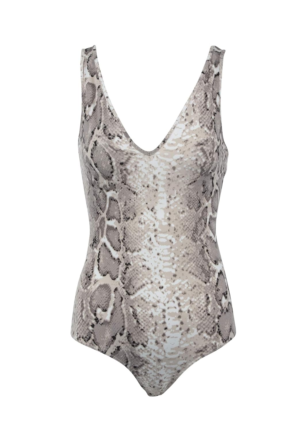 grey snakeskin bodysuit