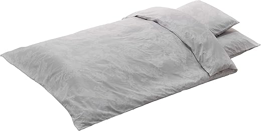 Dr.ダニゼロック 防ダニ掛けカバー シングルロング 150×210cm ナチュラル/パールグレイ DZ104002-107NGY