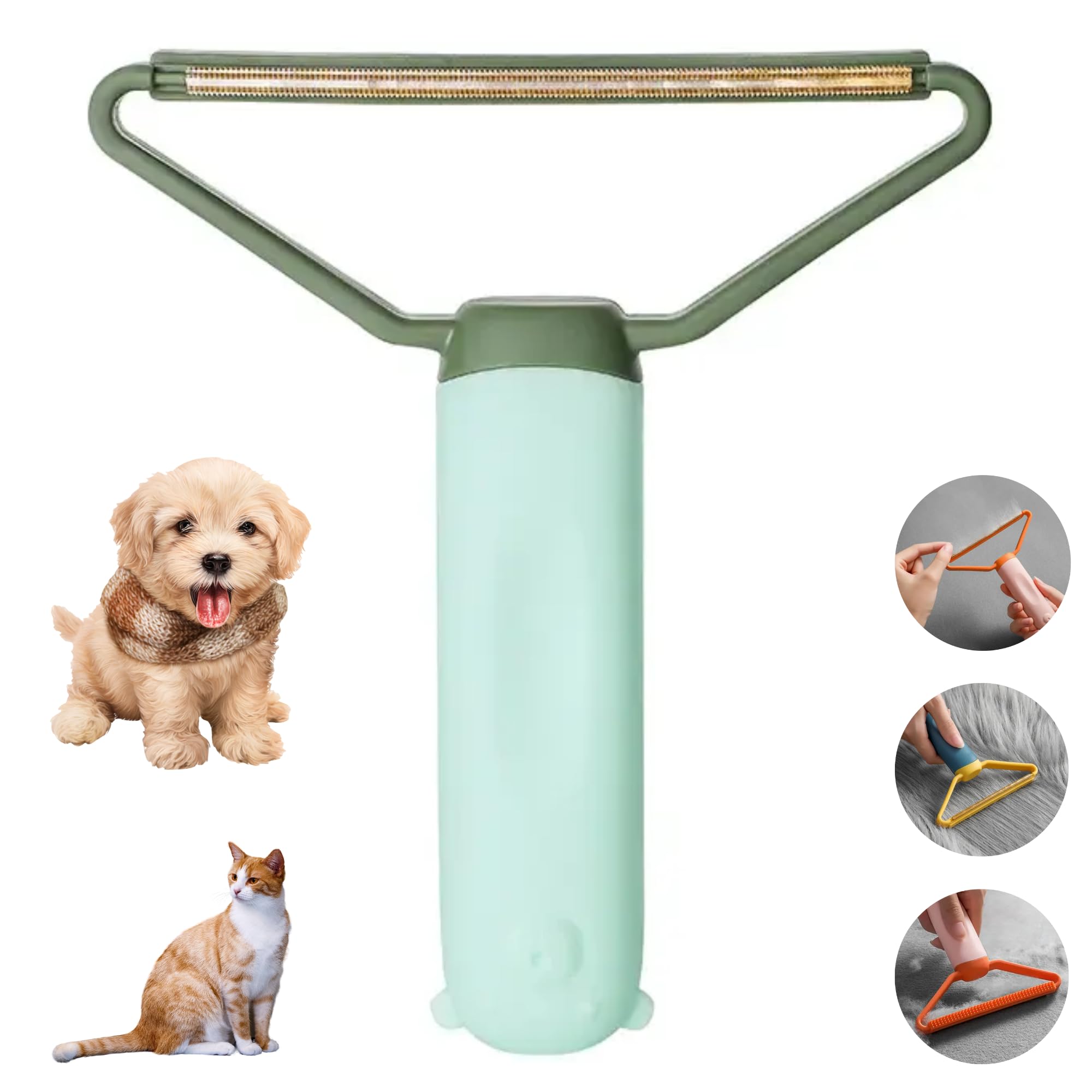 Mandarinmelon Pet Hair Remover: Accessories for Dogs and Cats, Dual Purpose, Washable and Reusable