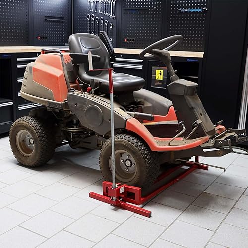Lawn Mower Jack Lift 800 Lbs Capacity Lifting Platform Telescopic