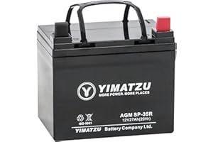 Yimatzu U1R 12V AGM Lawn Tractor & Mower Battery - 320 CCA Maintenance-Free Starting Battery