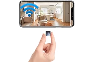 TERURA Mini Security Wireless 2025 Camera Small Home WiFi 1080P Micro HD Magnetic Nanny Cam with Motion Detection,Cloud & SD Storage,Night Vision,Can No Need WiFi Cams Tiny Cameras for Home Indoor Outdoor