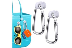 Mity rain Key Holder for Bogg Bag, Accessories for Bogg Bags Original X Large, Insert Charm Carabiner Keychain for Beach Bag