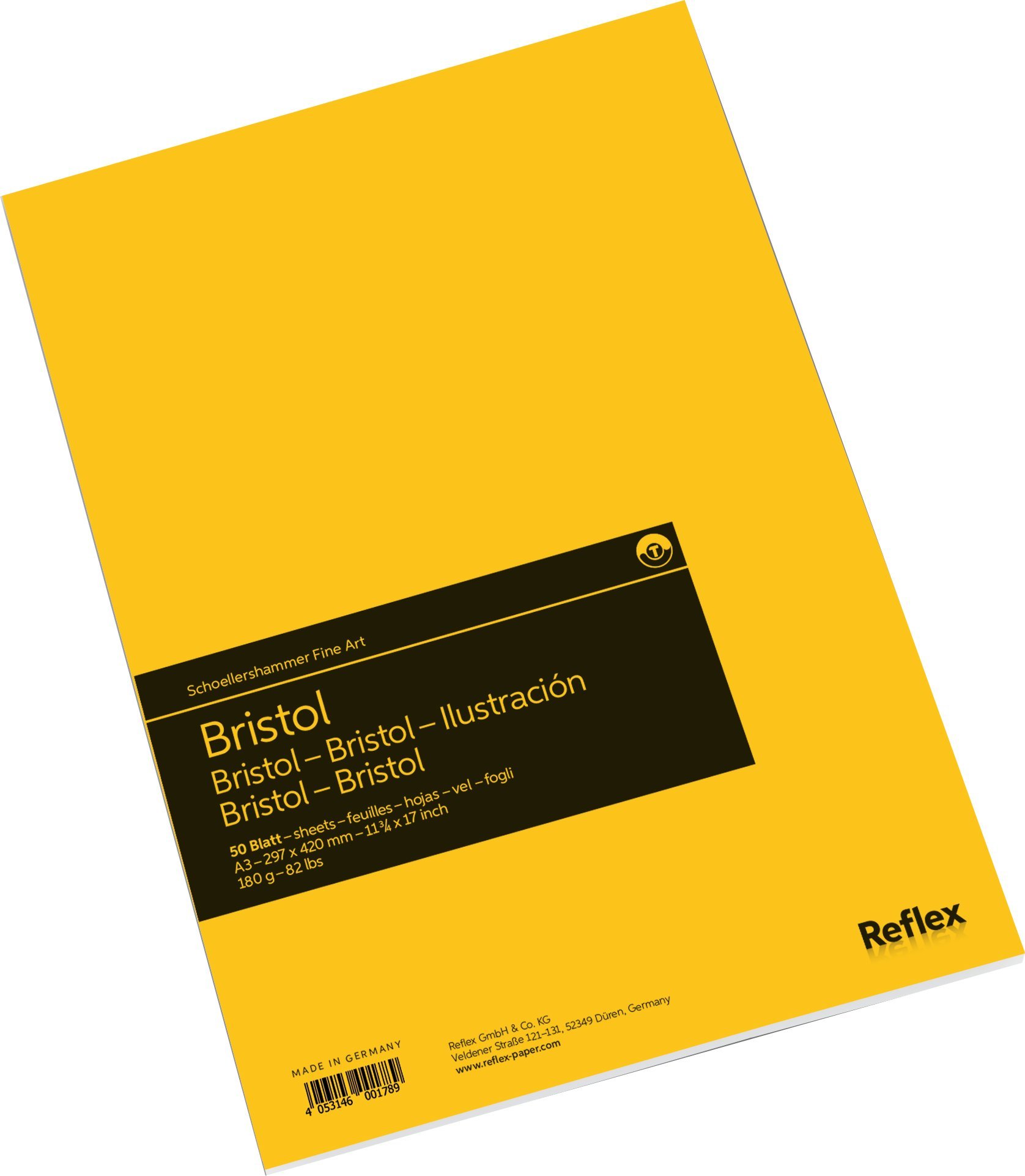 Drawing & Lettering Aids Frisk Bristol Board Paper Pad A5 25gsm White