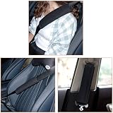 URAQT Car Seat Belt Pad Cover 2 Pack Black Memory Foam Comfort view 4
