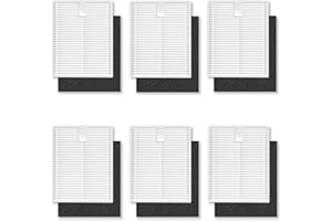 Pymin 6 Pack Hepa Filters for Eufy Clean L50 / L50 SES / L60 / L60 Hybrid Robot Vacuum Cleaner Washable Accessories