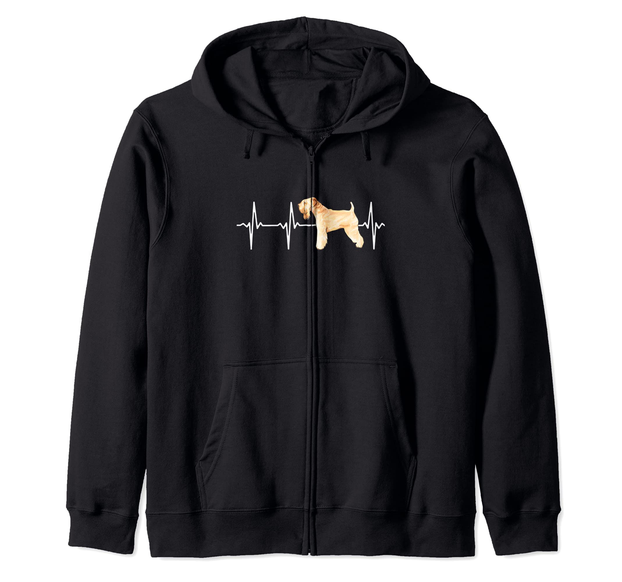 Papillon Heartbeat Love My Dog Zip Hoodie