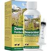 Zovax Dewormer for Goat &amp; Sheep, Fenbendazole Dewormer Liquid for Lungworms | Roundworms, Hookworms, Whipworms, Tapeworms &amp; Giardia - 150 ml