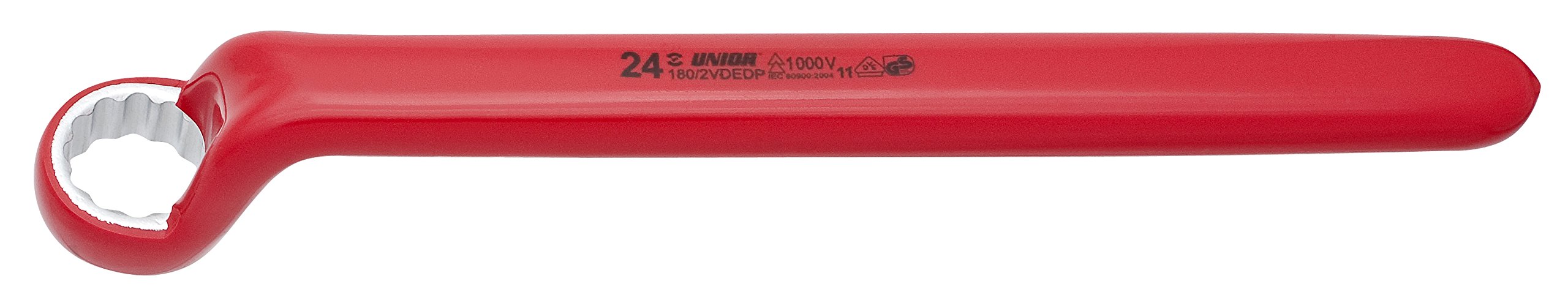 Unior 180/2VDEDP Single Ring Spanner, Fully Insulated, 32 mm