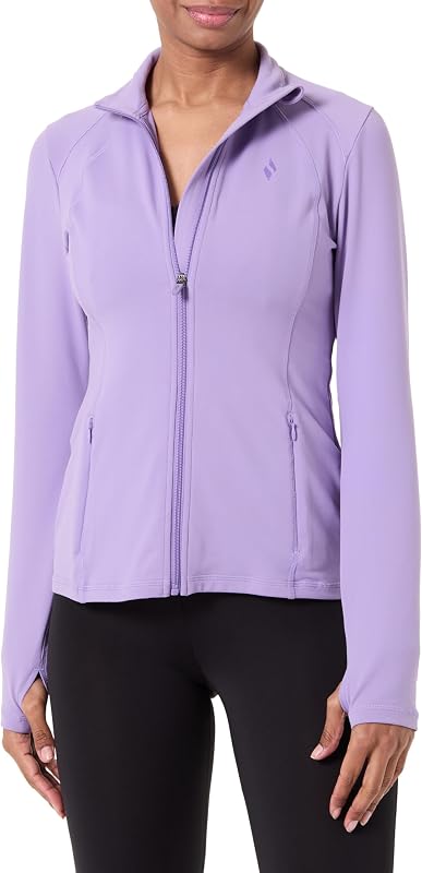 GOWALK - Chaqueta para mujer, color morado, talla L, Coral morado, L