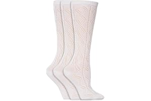 Little Girls White Knee High Pelerine School Socks (Pack of 3)