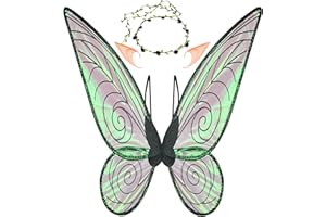 U-Goforst Fairy Wings for Adults Women Butterfly Wings for Girls Angel Wing Halloween Costume Dress Up Cosplay