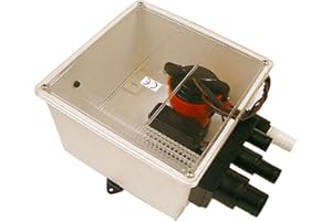 Johnson Pumps - 57151 Shower Sump Pump Multi 1000 GPH , Grey