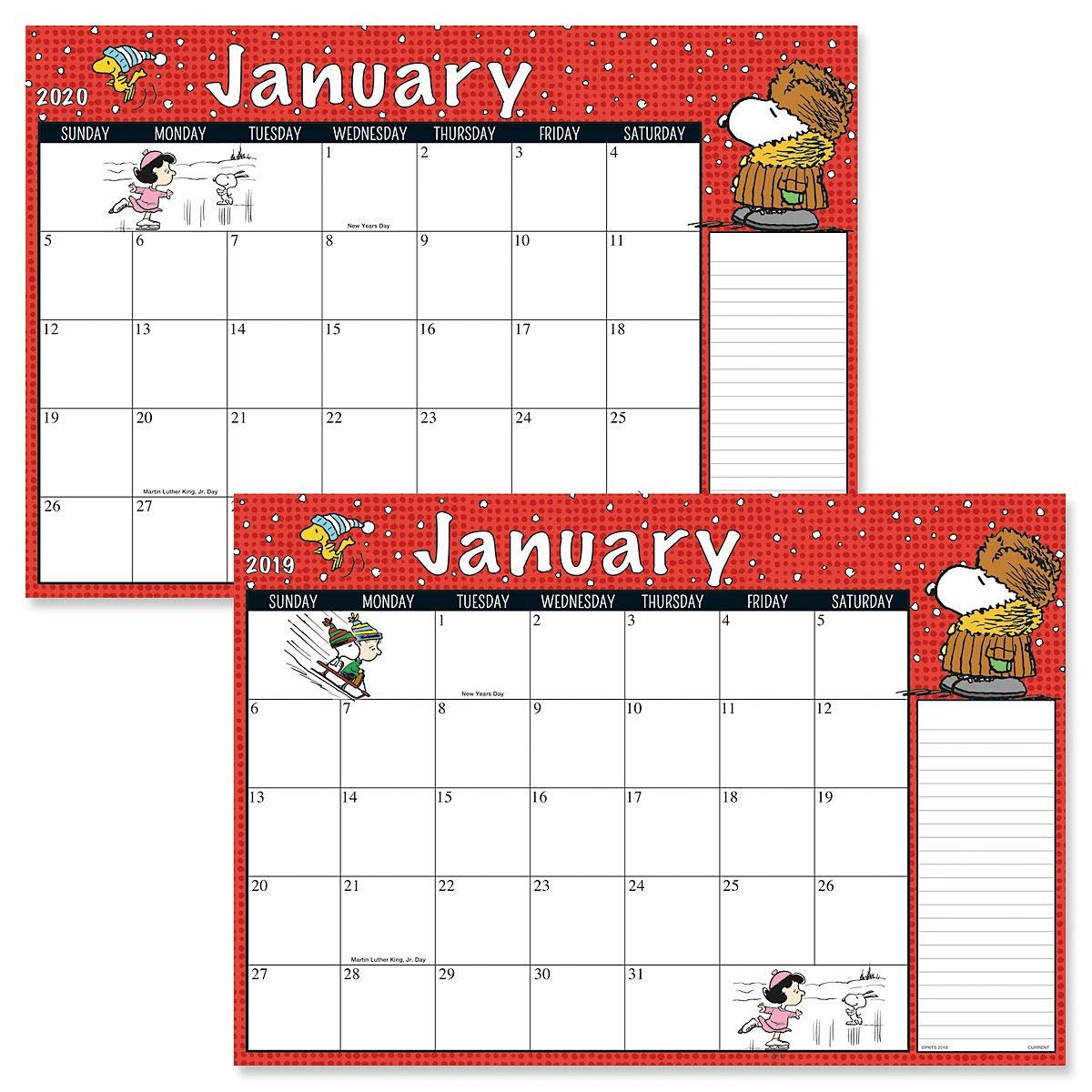 Best 2018-2019 coloring desk calendar