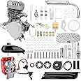 Erhdexzhg 100CC Bicycle Engine Kit, 2 Stroke Single Cylinder Air-Cooling Bike-motor Assembly Petrol Gas Motor Conversion Assembly Motorized-bicycle Kit,Gas Powered Bicycle Motor Kit