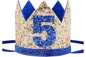 Socub Birthday Crown Headbands for Baby Boy 1st Birthday Party Supplies
