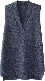 Stretchy Pullover Sweater Vest Top 