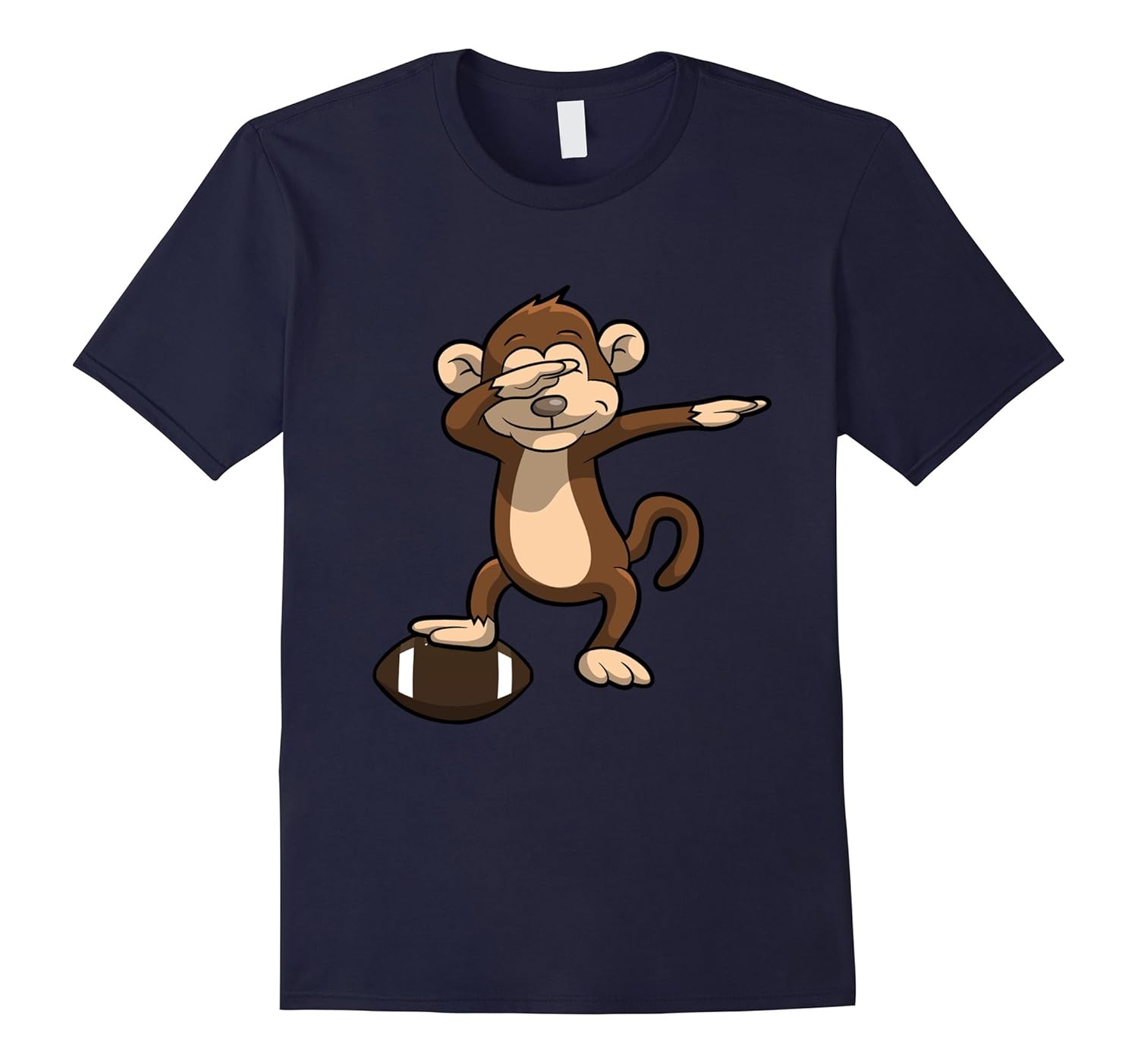 Dabbing Football Monkey Dab Shirt-ANZ