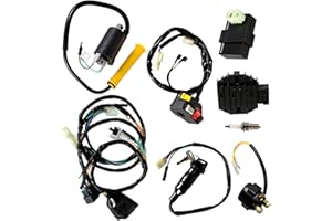 Silscvtt CDI Ignition Coil Switch Wire Harness Replacement for Honda TRX400EX 1999-2004 30500-HN1-003 30700-KCZ-000 32100-HN1-000