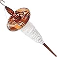 Revolution Fibers Premium Artisan Top Whorl Drop Spindle for Beginner & Advanced Hand Spinning - 11 inch Shaft | 3.25 inch Wh