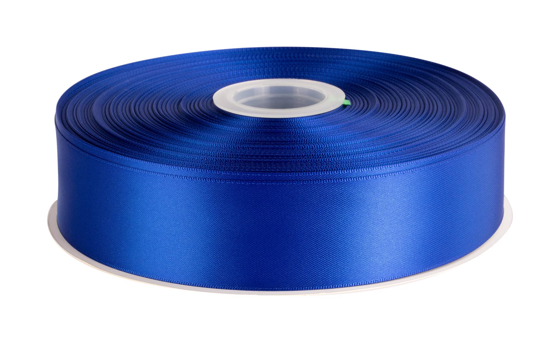 Double Faced Satin Ribbon, 38mm X 91M, Solid Polyester Ribbon for Gift Wrapping, Crafts, Wedding Party Ceremony Decoration, Floral Arrangement, Sewing (Cobalt) — image 1
