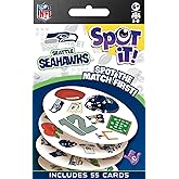 MasterPieces Game Day - NFL Seattle Seahawks Spot It Game For Kids, Adults, and Family