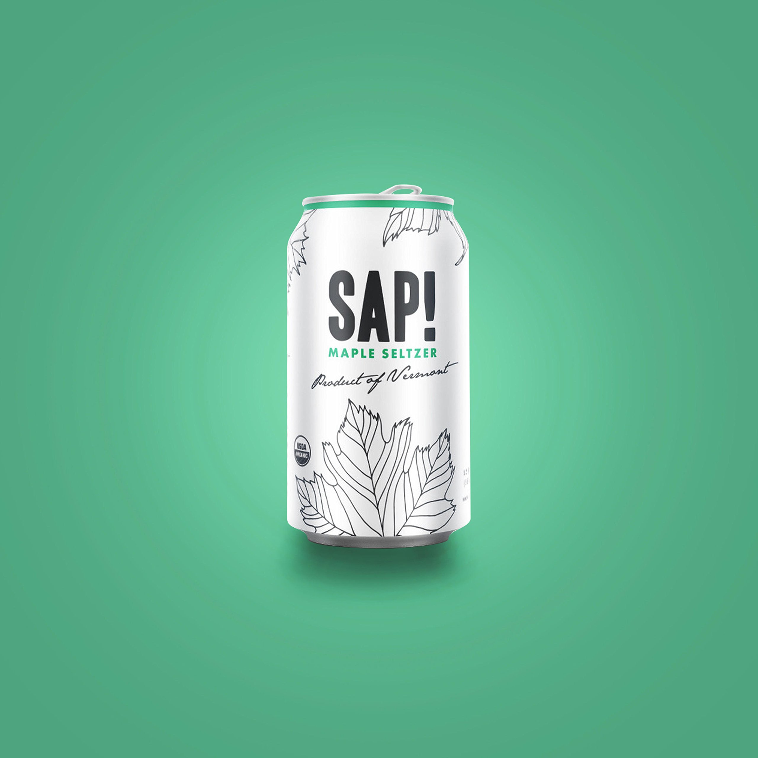 Sap! Maple Seltzer Water – Case of 24 – USDA Organic Gluten Free Non-GMO – Delicious alternative with only 40 calories – low glycemic and contains electrolytes and 46 natural nutrients
