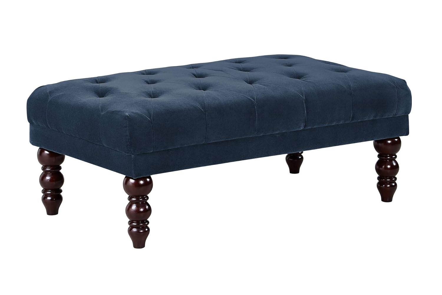 Best royal blue tufted ottoman