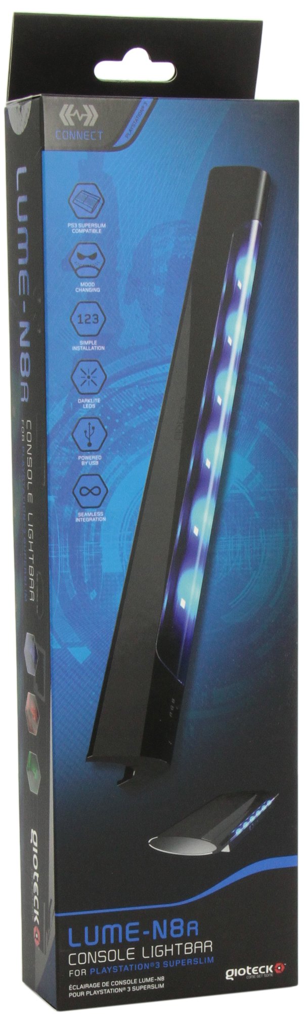 Gioteck LN-8R Luminate for PS3 Superslim