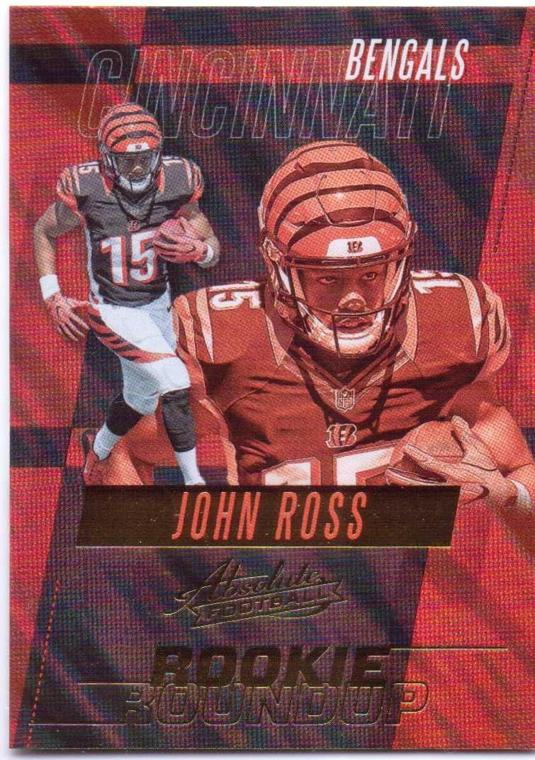 John Ross Iii 2017 Absolute Rookie Roundup Rookie 21 Cincinnati Bengals At Amazon S Sports Collectibles Store