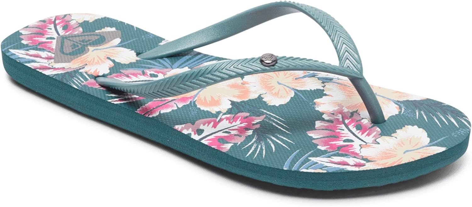 roxy flip flops amazon