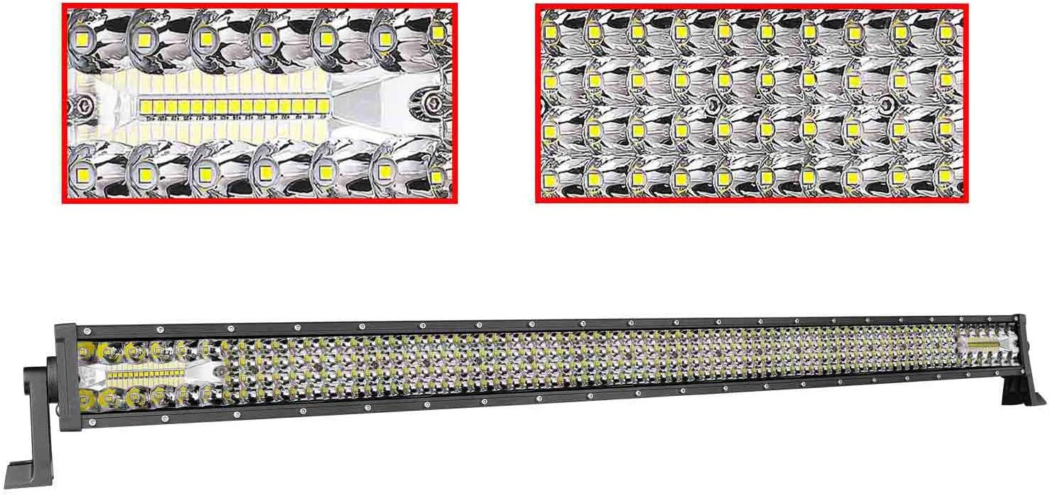 40-inch LED Light Bar, Moso LED Quad Row Spot Flood Combo Light Bar LED Work Light Fog Light Off Road Lighting Driving Light Bar for Truck ATV UTV SUV Marine Boat, 2 Years Warranty