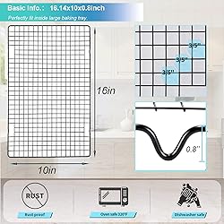 Lemengtree Cooling Racks,Baking Rack Tray Non-Stick