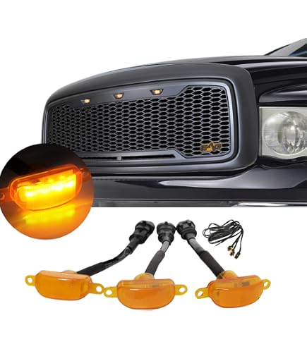 Grilleworld DL5275H Black Upper Mesh Rivet Grille Insert For 2002-2005 Dodge Ram 1500 & 2003-2005 3500