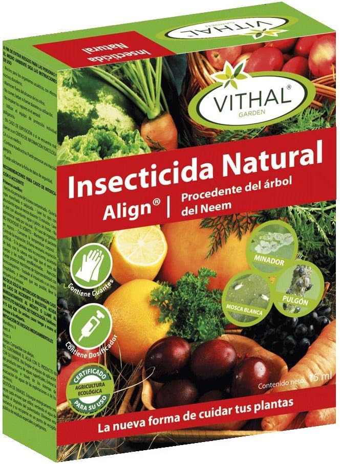 Insecticida natural del árbol del Neem 15 ml: Amazon.es: Jardín