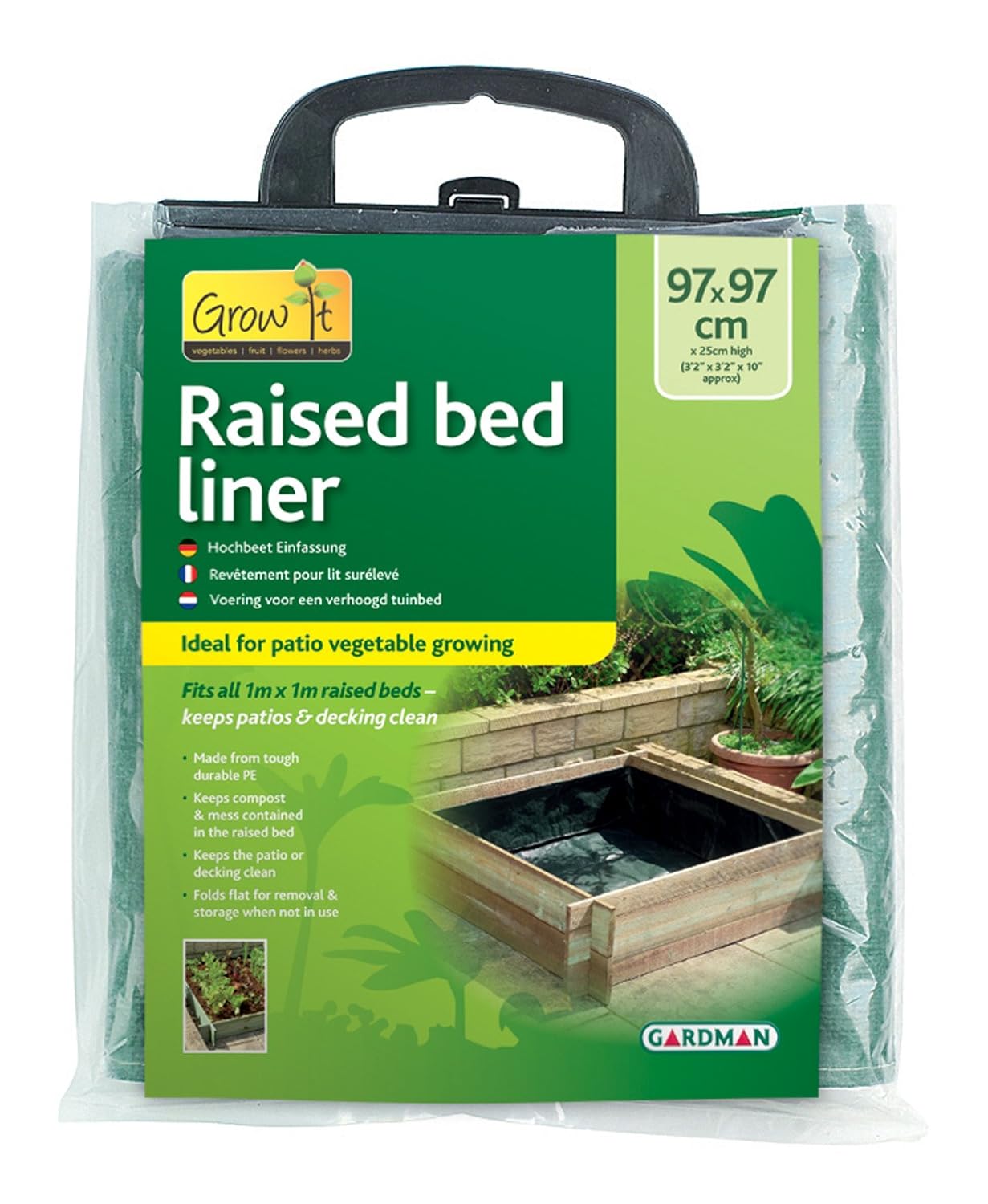 Gardman Grow It Raised Bed Liner 9102 Green Amazon.co.uk Garden & Outdoors