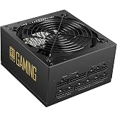 750W PSU 80 Plus Gold Power Supply Fully Modular Standard ATX Active PFC | Wide Voltage 100-240V with 130mm FDB Bearing Fan 24 Pin for Desktop Gaming PC Server