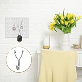 MOROBOR 50Pcs Stainless Steel Pegboard Hooks 20mm for Kitchen Garage Storage view 7