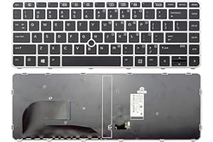 Laptop King Replacement Keyboard for Hp Elitebook HP Elitebook 840 G3 848 G3, Elitebook 745 G3 745 G4 Series Laptop Without B