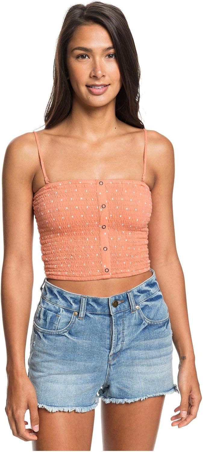 Roxy Women's Peaceful Beach Smocked Tube Top