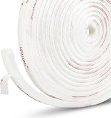 fowong Brush Draft Excluder Seal Strip 4.9m Self-Adhesive Window Door Weather