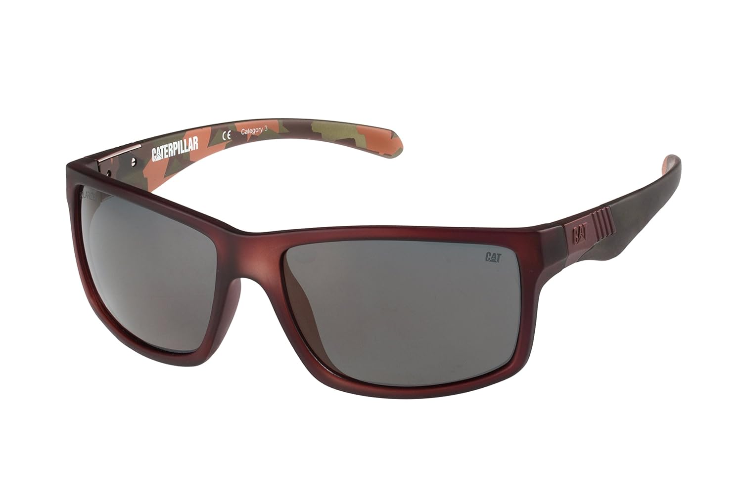 Caterpillar Men's Sunglasses CTS16000103P Cat 3 Polar Lenses Amazon