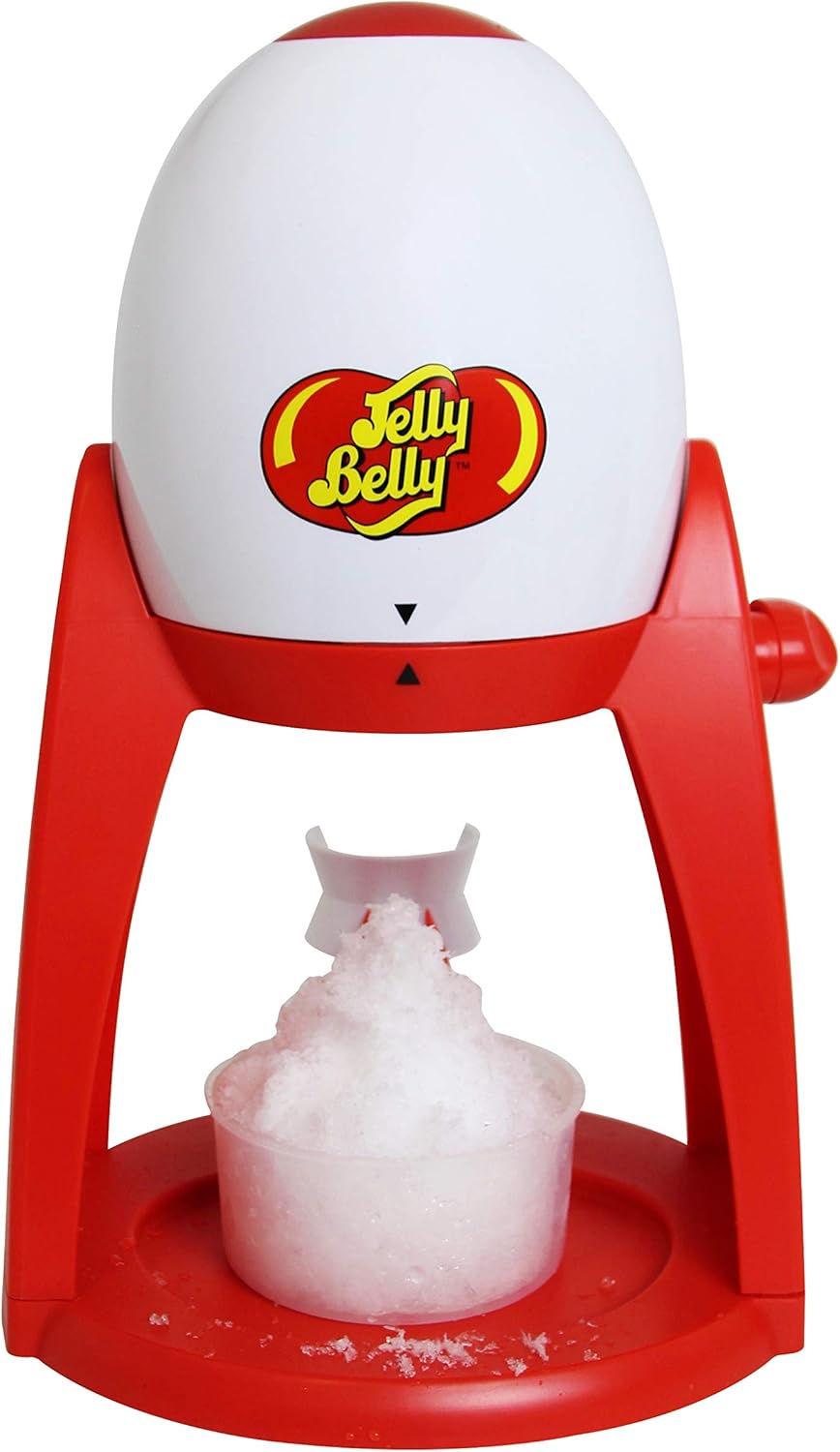 Jelly Belly JB15335 Electric Ice Shaver Snow Cone Maker, 3Piece, Red