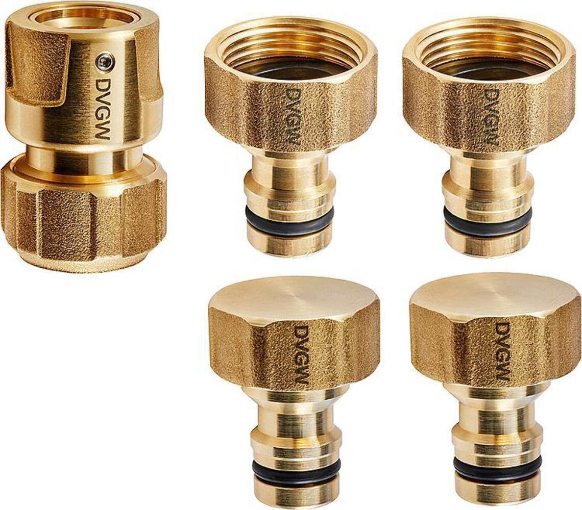 GEKA 887KY Basic Set Drinking Water 1/2" 5 Pcs, Gold, 18 x 8 x 13 cm